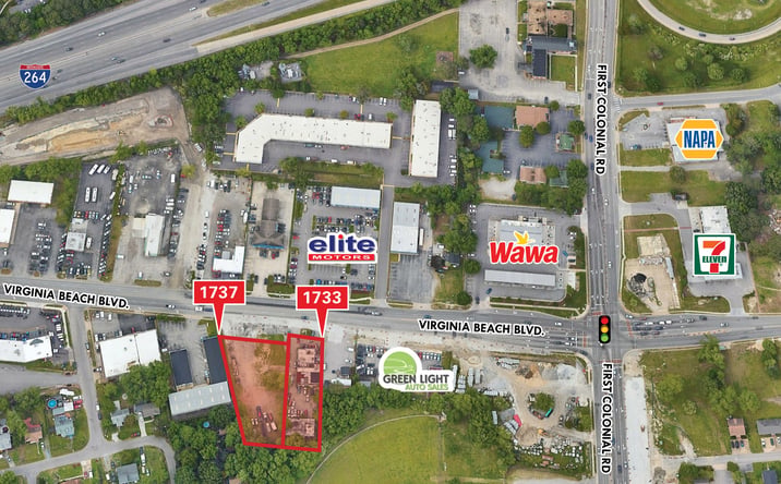 Pictures of Land property located at 1733 Virginia Beach Boulevard, Virginia Beach, VA 23454 for sales - image #1