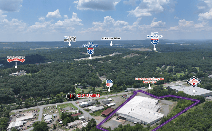 Pictures of Office, Industrial property located at 8328 Macarthur Drive, North Little Rock, AR 72118 for sales - image #1