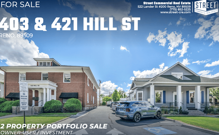Pictures of Office property located at 403 Hill St, Reno, NV 89509, 421 Hill St, Reno, NV 89509 for sales - image #1