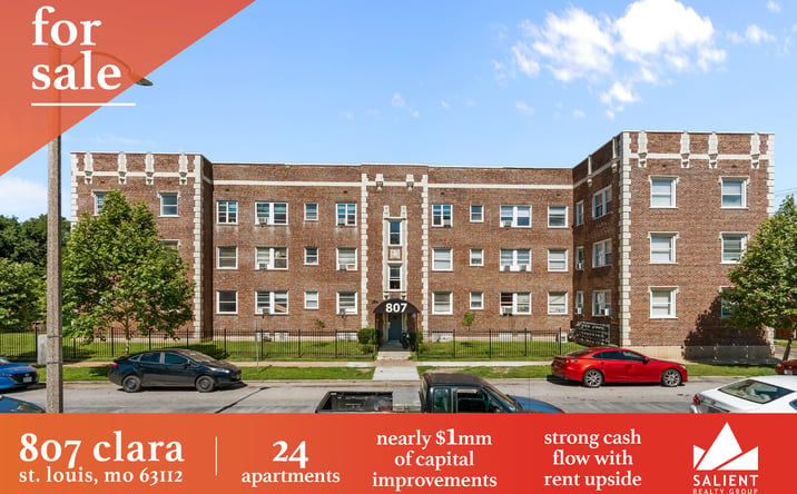 Pictures of Multifamily property located at 807 Clara Avenue, St. Louis, MO 63112 for sales - image #1