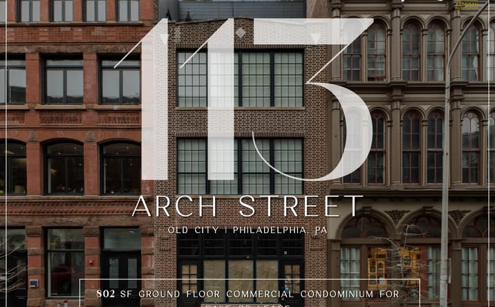 Pictures of Retail, Office property located at 113 Arch Street, Philadelphia, PA 19106 for sales - image #1