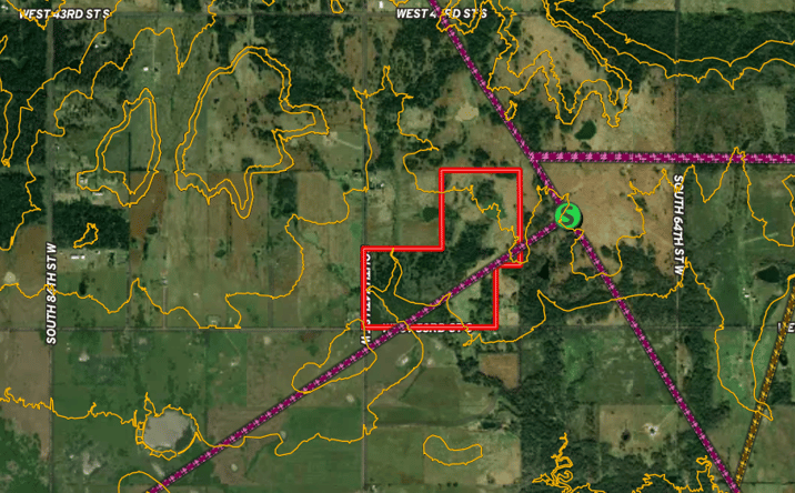 Pictures of Land property located at South 74th Street West, Muskogee, OK 74401 for sales - image #1