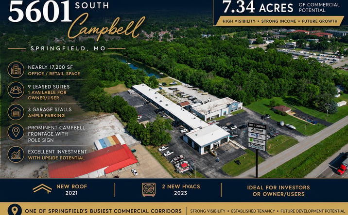 Pictures of Office, Retail property located at 5601 South Campbell Avenue, Springfield, MO 65810 for sales - image #1