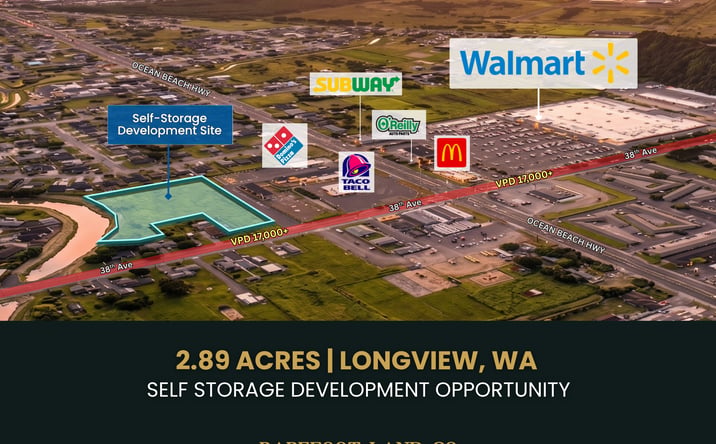 Pictures of Land, Self Storage property located at 2224 38th Avenue, Longview, WA 98632 for sales - image #1