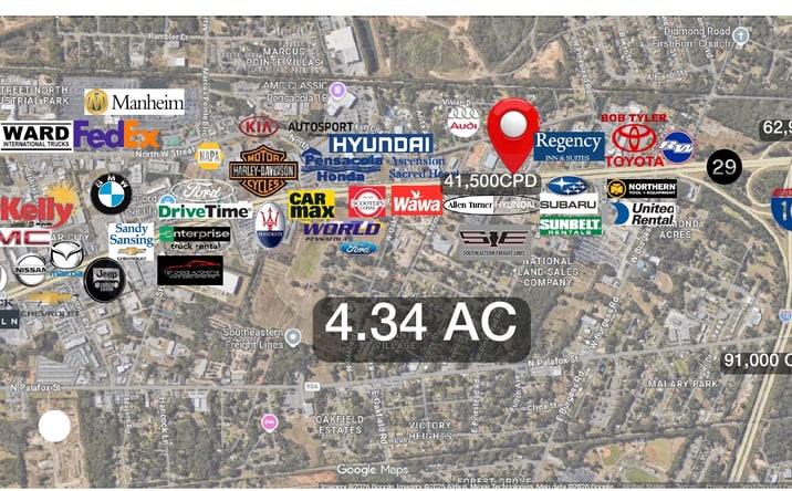Pictures of Hospitality, Land property located at 6911 Pensacola Blvd, Pensacola, FL 32505 for sales - image #1