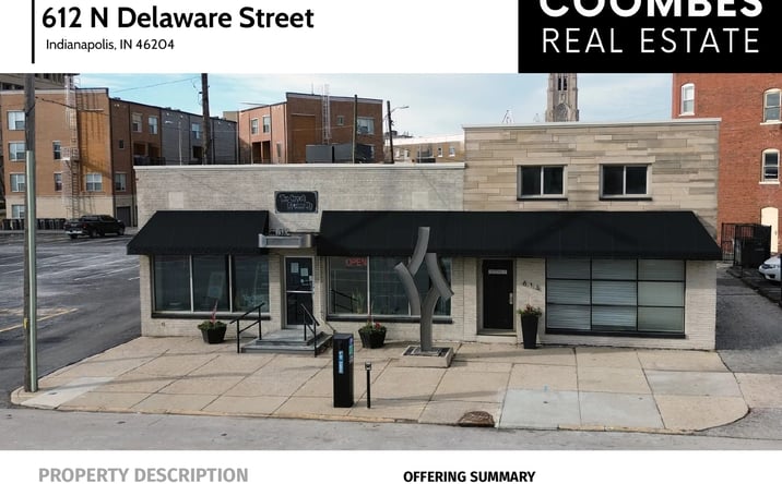 Pictures of Retail property located at 612 N Delaware Street, Indianapolis, IN 46204 for sales - image #1
