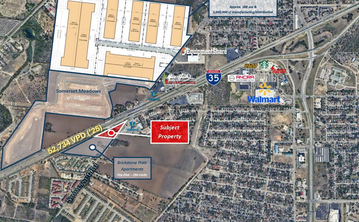 Pictures of Retail, Industrial, Land property located at SWC I-35 & Somerset Rd, San Antonio, TX 78211 for sales - image #1