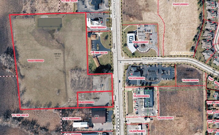 Pictures of Land property located at 830 N Wisconsin Street, Elkhorn, WI 53121 for sales - image #1