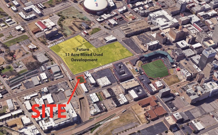 Pictures of Land property located at 338 Union Avenue, Memphis, TN 38103 for sales - image #1