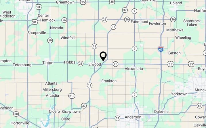 Pictures of Industrial property located at 7074 Indiana 28, Elwood, IN 46036 for sales - image #1