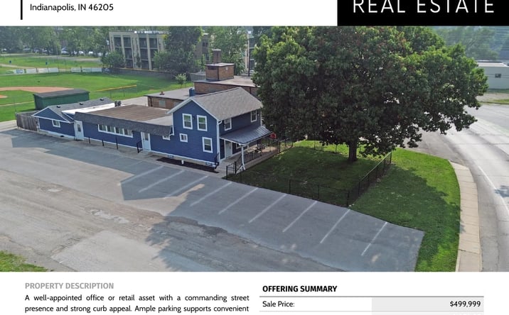 Pictures of Retail property located at 1209 East 46th Street, Indianapolis, IN 46205 for sales - image #1