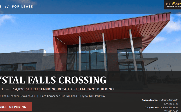 Pictures of Retail property located at 7652 183A Toll Road, Leander, TX 78641 for sales - image #1