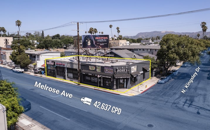 Pictures of Retail property located at 4703 Melrose Ave, Los Angeles, CA 90029 for sales - image #1