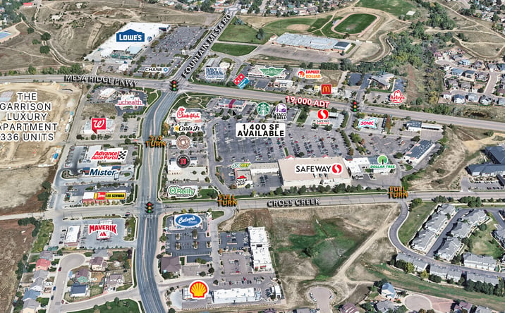 Pictures of Retail property located at 6825 Mesa Ridge Parkway, Fountain, CO 80817-1514 for sales - image #1