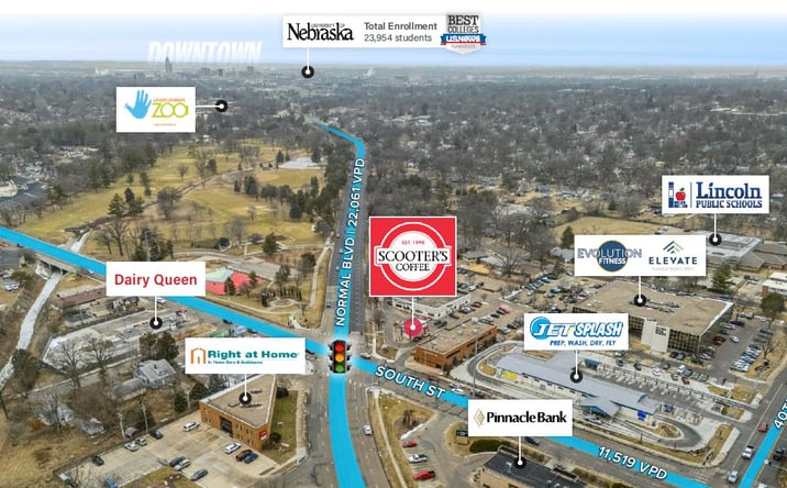 Pictures of Retail property located at 3838 Normal Boulevard, Lincoln, NE 68506 for sales - image #1