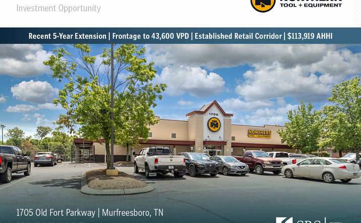 Pictures of Retail property located at 1705 Old Fort Parkway, Murfreesboro, TN 37129 for sales - image #1