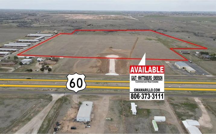 Pictures of Land property located at Hwy 60 - 60 acres, Canyon, TX 79015 for sales - image #1