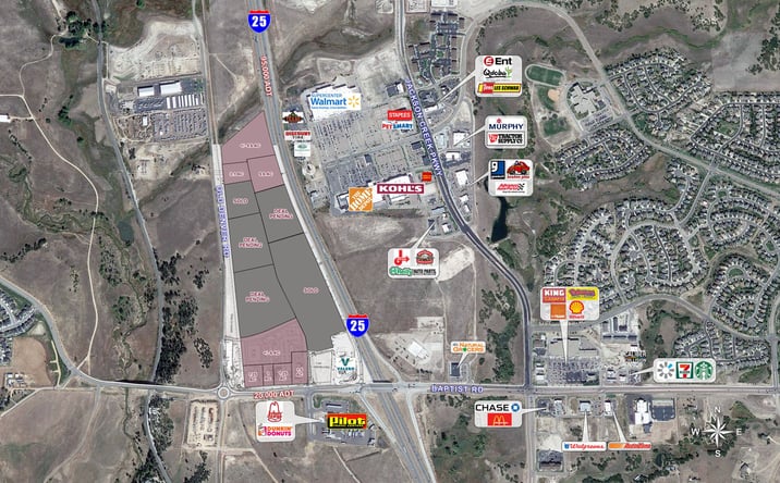 Pictures of Retail property located at Baptist Road and I-25 - NWC, Monument, CO 80921 for sales - image #1