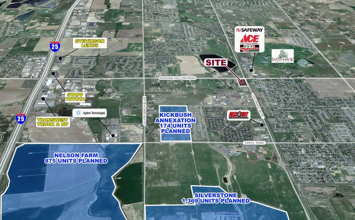 Pictures of Retail, Office, Land property located at Godding Hollow Parkway and Colorado Boulevard, Frederick, CO 80504 for sales - image #1