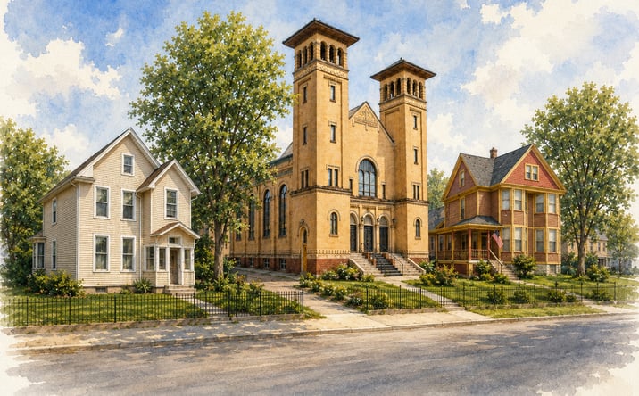 Pictures of Multifamily, Office, Retail property located at 1433 East 33rd Street, Cleveland, OH 44114 for sales - image #1