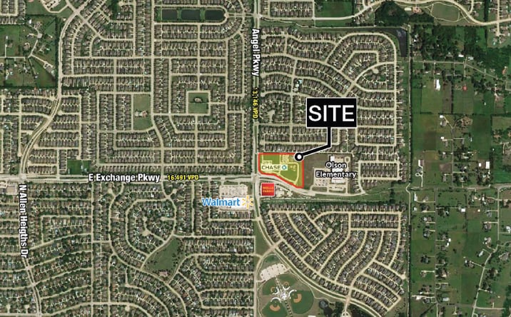 Pictures of Retail, Office property located at Nec of Angel Pkwy & Exchange Parkway, Allen, TX 75002 for sales - image #1