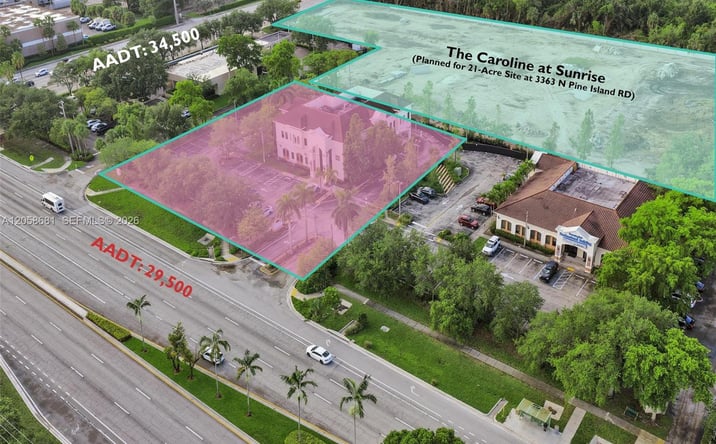 Pictures of Office, Retail property located at 8850 W Oakland Park Blvd, Sunrise, FL 33351 for sales - image #1