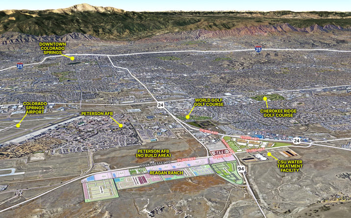 Pictures of Land property located at U.S. Highway 94 & Marksheffel Road, Colorado Springs, CO 80915 for sales - image #1