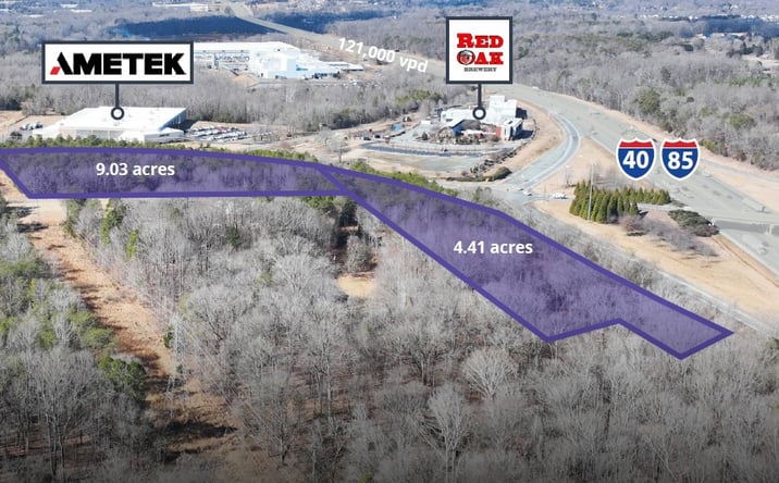 Pictures of Land property located at I-40/I-85 & NC Highway 61, Whitsett, NC 27377 for sales - image #1