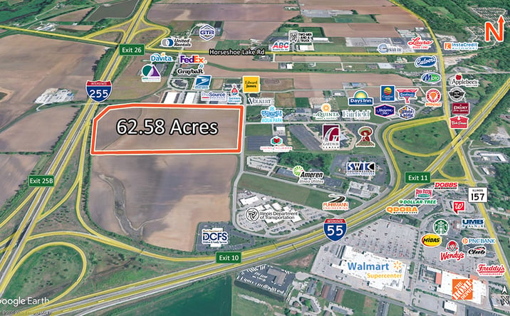 Pictures of Land property located at Eastport Plaza Dr, Collinsville, IL 62234 for sales - image #1