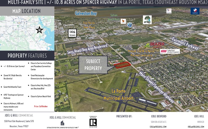 Pictures of Land property located at 10 Acres On Spencer Highway, La Porte, TX 77571 for sales - image #1