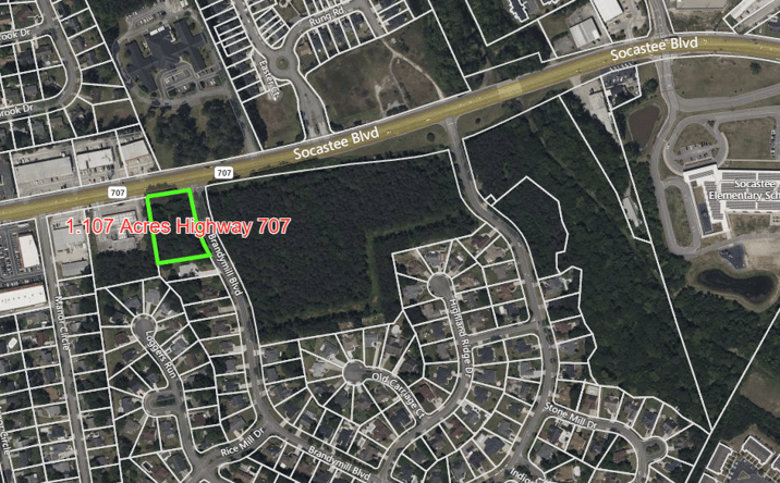 Pictures of Land property located at TBD Highway 707, Myrtle Beach, SC 29588 for sales - image #1