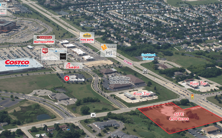 Pictures of Retail, Land property located at 7529 88th Avenue, Pleasant Prairie, WI 53158 for sales - image #1