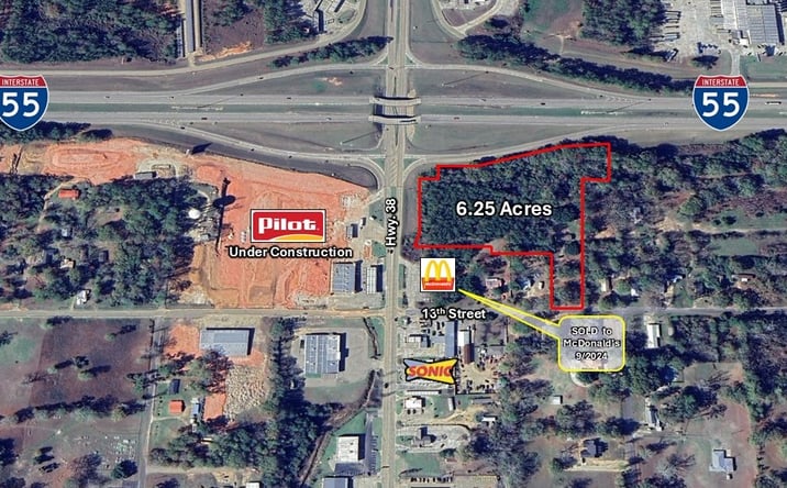 Pictures of Land property located at Hwy. 38 at 13th St, Kentwood, LA 70444 for sales - image #1