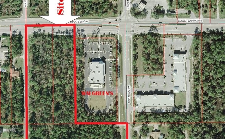 Pictures of Land property located at 100 Golden Gate Blvd W, Naples, FL 34120 for sales - image #1
