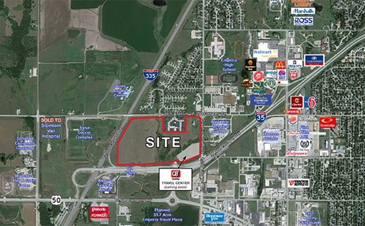 Pictures of Land property located at NEC of Interstate 35 & Interstate 335, Emporia, KS 66801 for sales - image #1