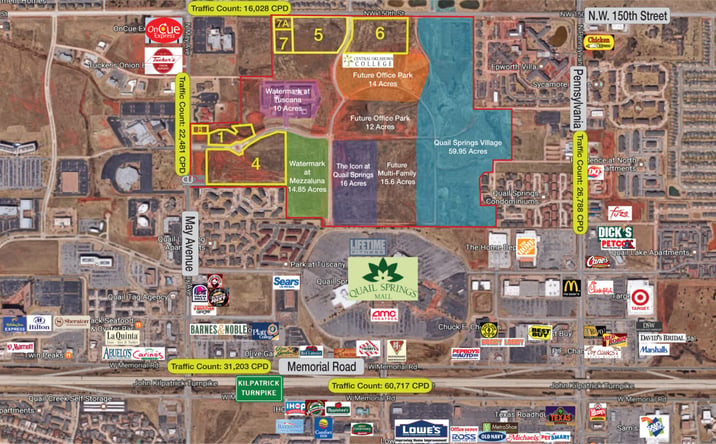 Pictures of Retail, Land property located at 2827 Watermark Boulevard, Oklahoma City, OK 73134 for sales - image #1