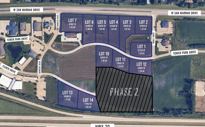 Pictures of Land property located at Lot 2 San Marnan Drive, Waterloo, IA 50701 for sales - image #1