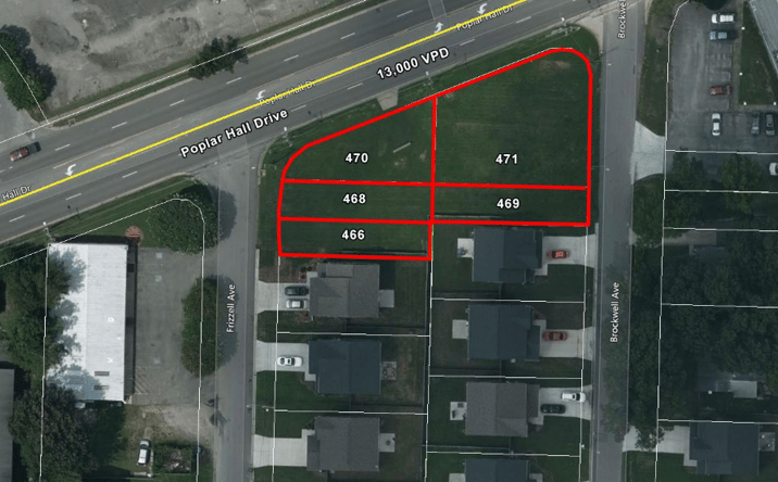 Pictures of Land property located at Poplar Hall Drive Frontage, Norfolk, VA 23502 for sales - image #1