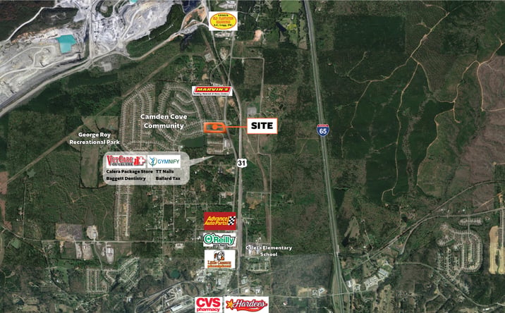 Pictures of Land property located at 147 Camden Cove Parkway, Calera, AL 35040 for sales - image #1