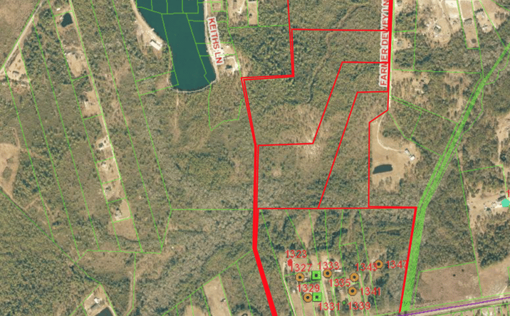 Pictures of Land property located at 308 Pilchers Branch Rd, Holly Ridge, NC 28445 for sales - image #1