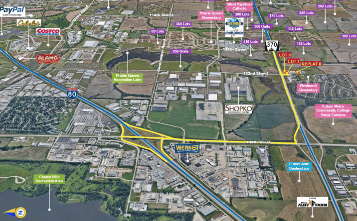 Pictures of Land property located at Hwy 370 and S 132nd street, omaha, NE 68046 for sales - image #1