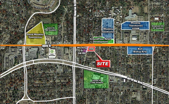 Pictures of Land, Multifamily property located at 2212 W Davis St, Dallas, TX 75208 for sales - image #1