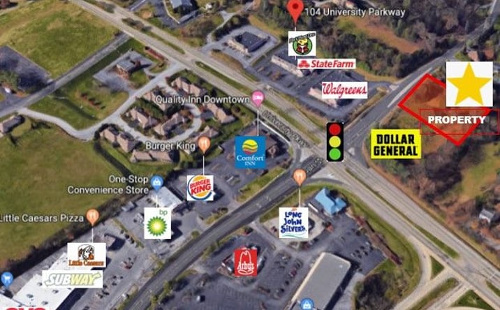 Pictures of Land property located at 100 Highland Ave, Johnson City, TN 37604 for sales - image #1