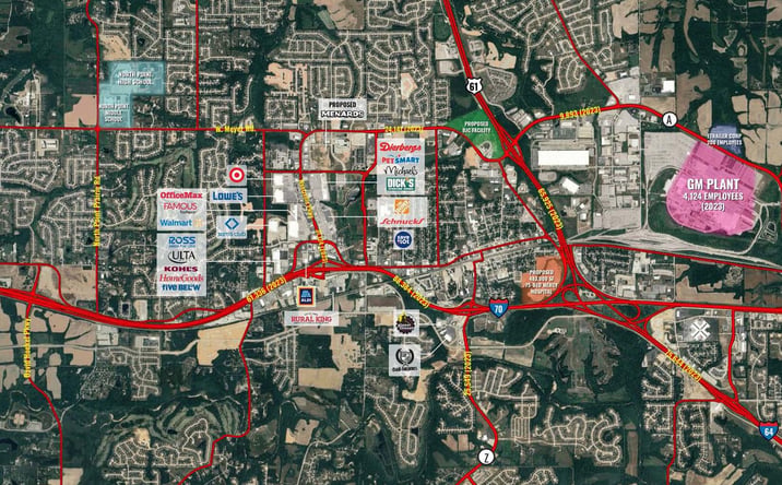 Pictures of Land property located at 1023 South Pointe Prairie Road, Wentzville, MO 63385 for sales - image #1