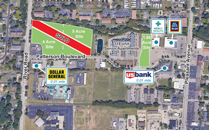 Pictures of Office, Retail property located at Pleasant Avenue and Patterson Drive, Fairfield, OH 45014 for sales - image #1
