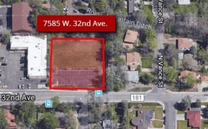 Pictures of Land property located at 7585 W 32nd Ave, Wheat Ridge, CO 80033 for sales - image #1