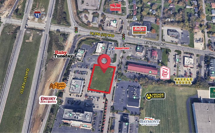 Pictures of Land property located at I-75 and E Sharon Rd, Sharonville, OH 45241 for sales - image #1