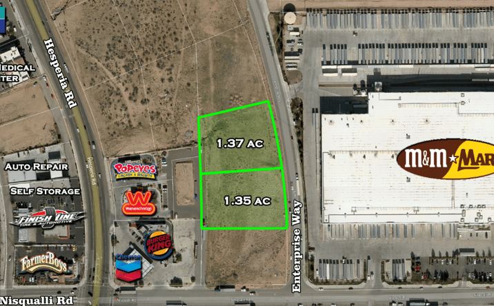 Pictures of Land property located at Hesperia Rd and Nisqualli Rd, Phelan, CA 92371 for sales - image #1