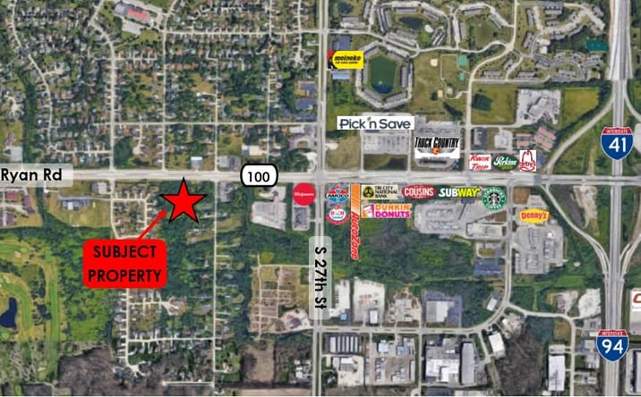 Pictures of Land property located at 3217 & 3219 W Ryan Rd, Franklin, WI 53132 for sales - image #1