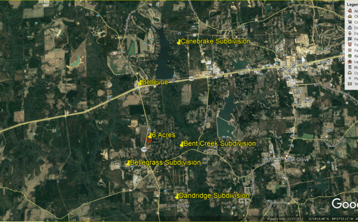 Pictures of Land property located at 3007 Highway 589, Hattiesburg, MS 39402 for sales - image #1
